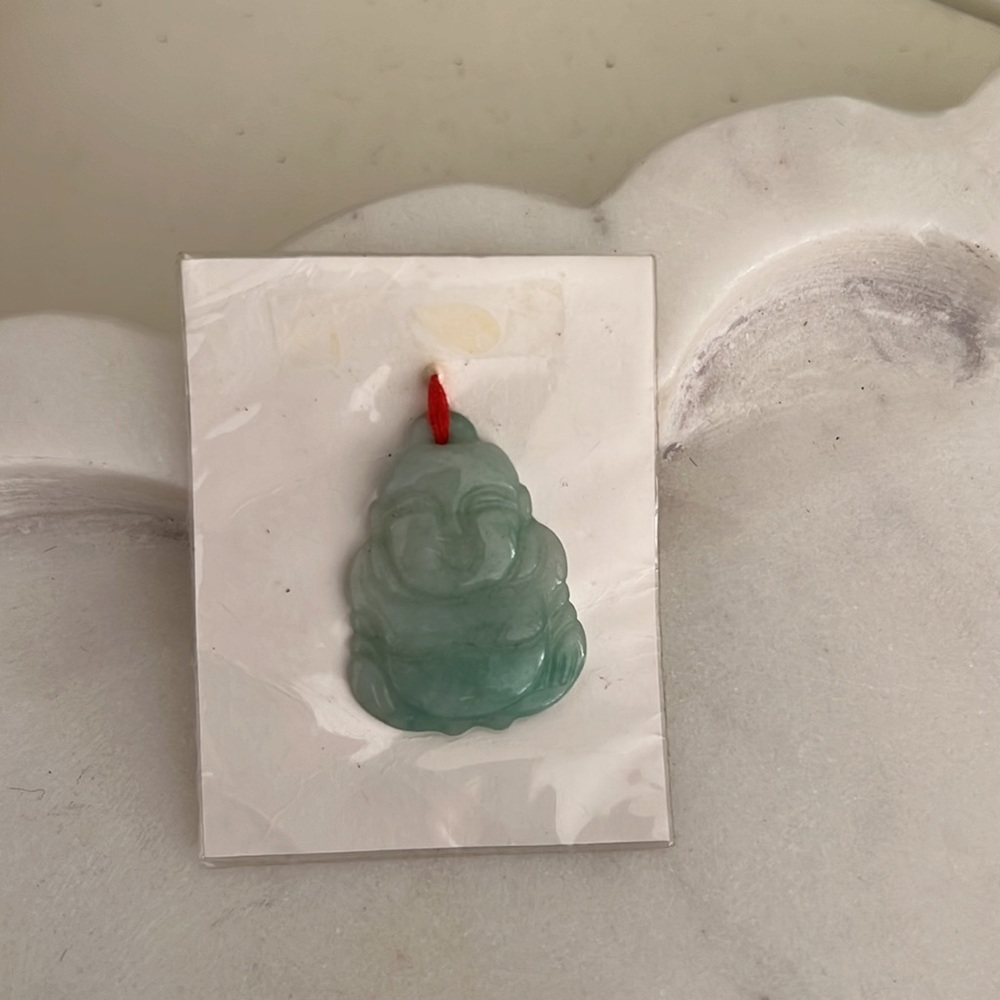 Buddha Jade Pendant Necklace